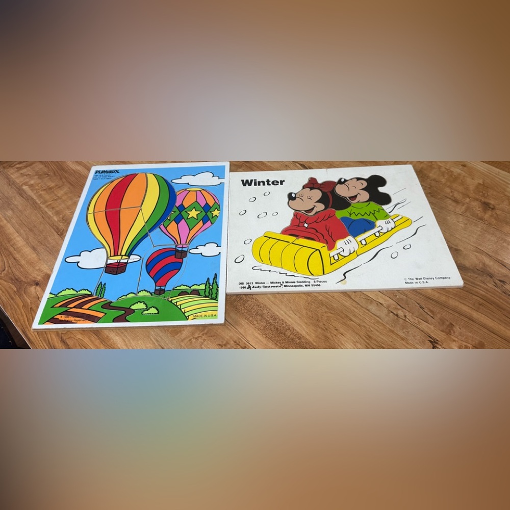 RARE Playskool puzzle’s Disney
